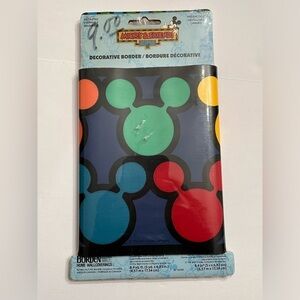 Mickey Mouse Border Wallpaper‎ New in Package Kids Bedroom Disney Decor